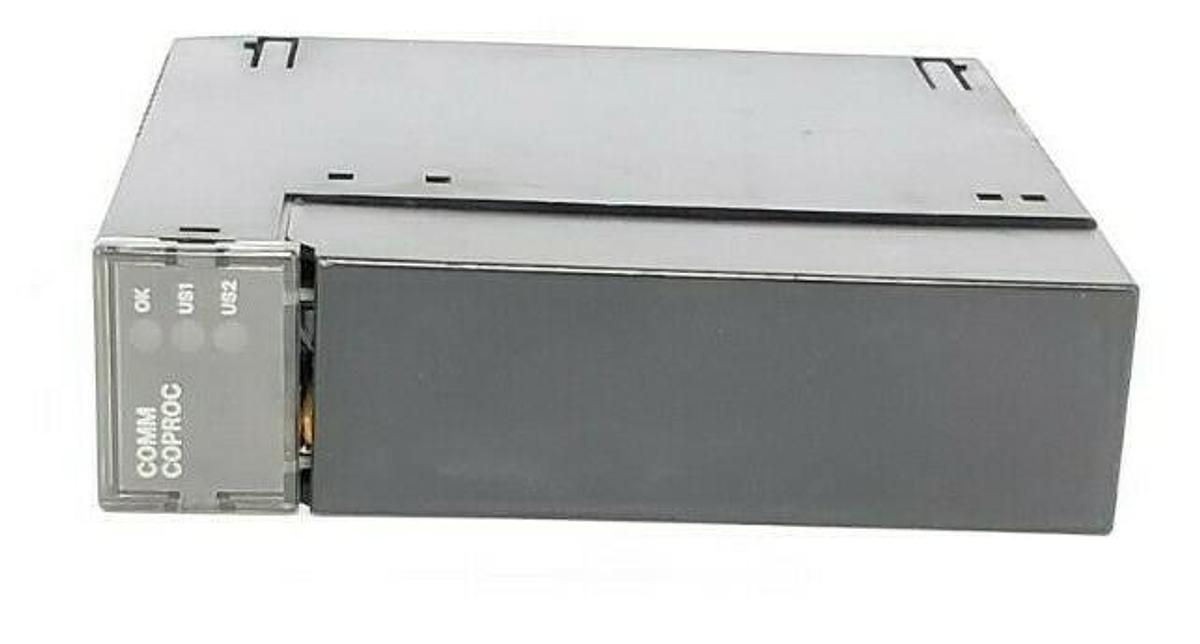 Used GE FANUC IC693CMM311G COMMUNICATIONS CONTROL MODULE (DAMAGED COVER)