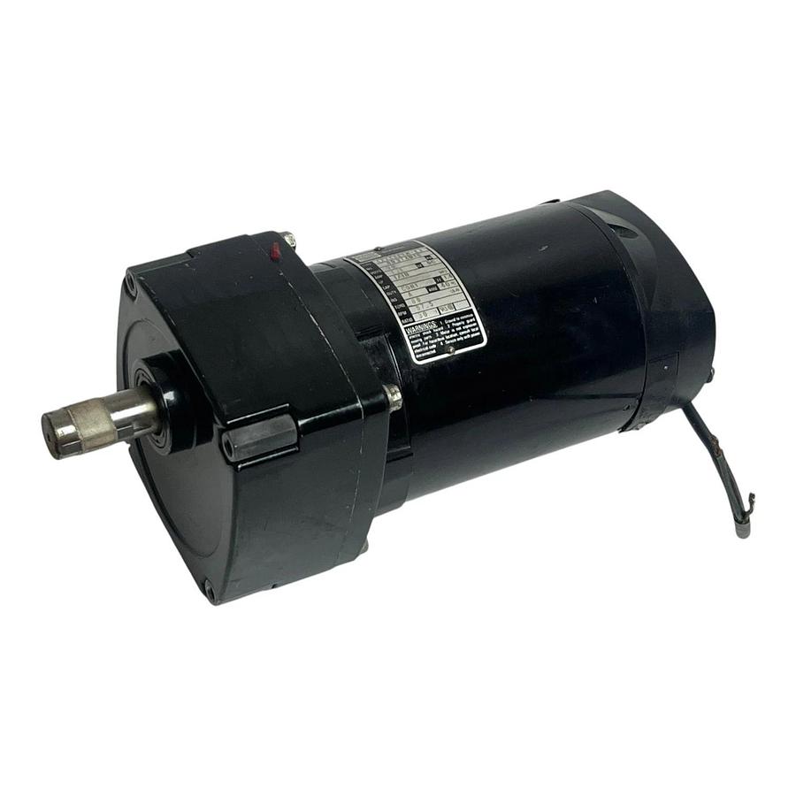 Used Bodine Electric 42X5BEPM-E3 90V DC Gearmotor 1/10 HP 57.5 RPM 88 LB-IN 30:1 CONT