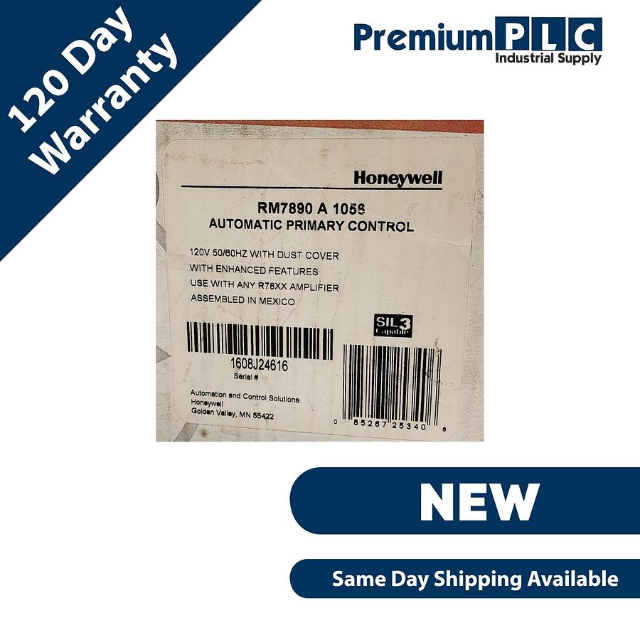 Used NEW HONEYWELL RM7890 A 1056 / RM7890A1056 AUTOMATIC PRIMARY BURNER CONTROL