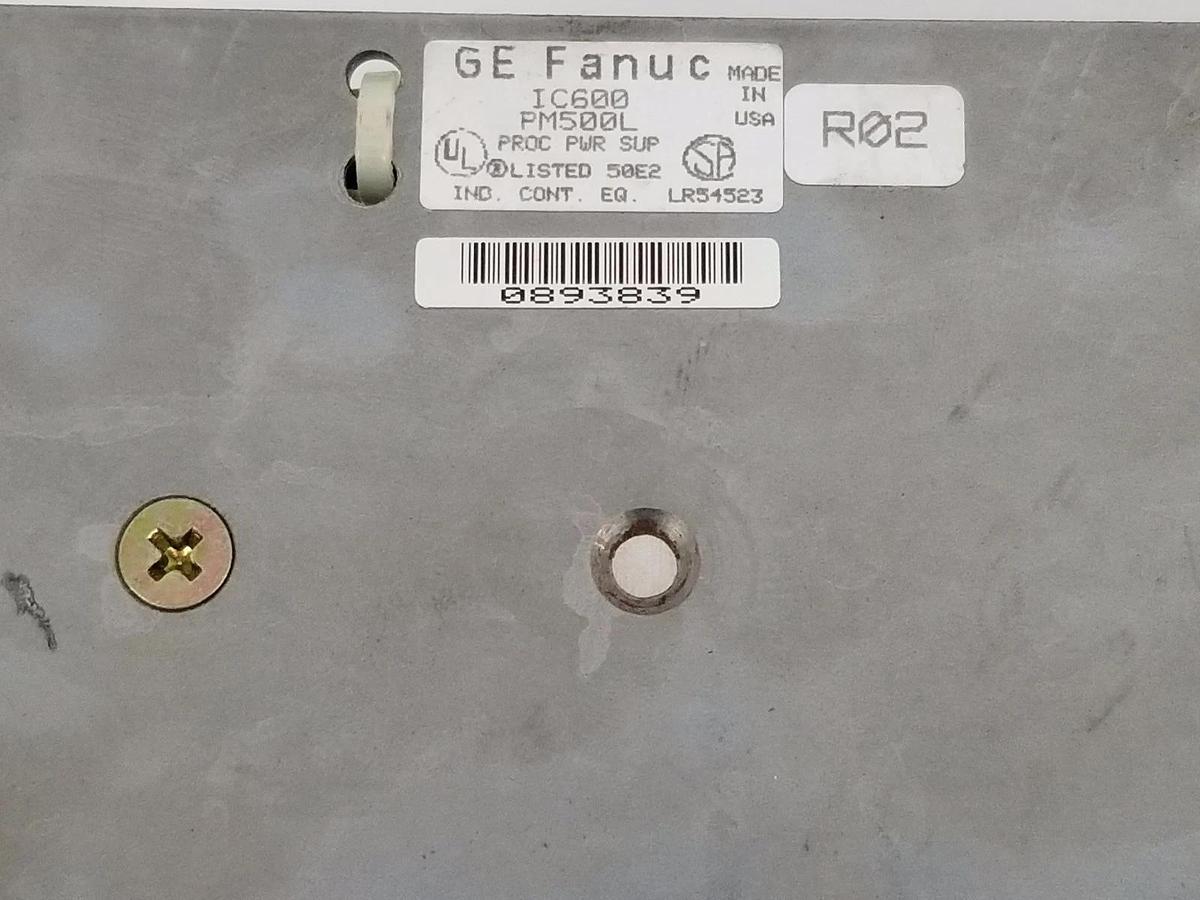 Used GE FANUC A20B-9000-0710/08A SERIES SIX CPU TYPE: A20B-9000-0710, IC600-PM500L