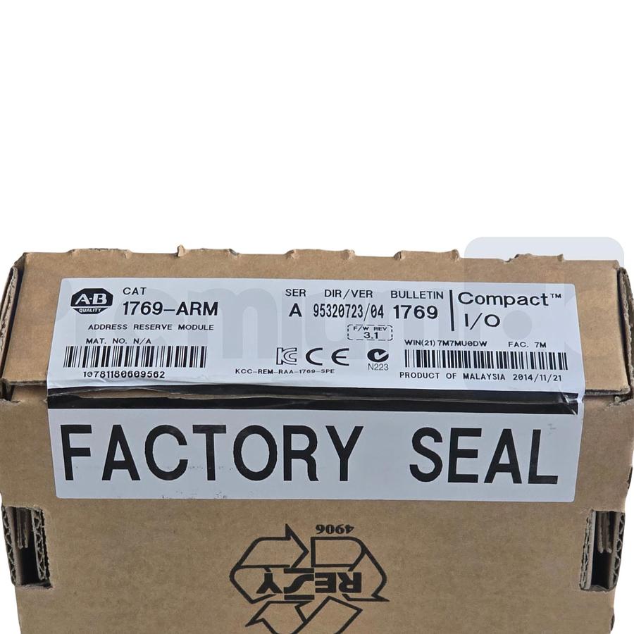 Used Opened Pre-Owned Allen Bradley 1769-ARM /A CompactLogix Address Reserve Module