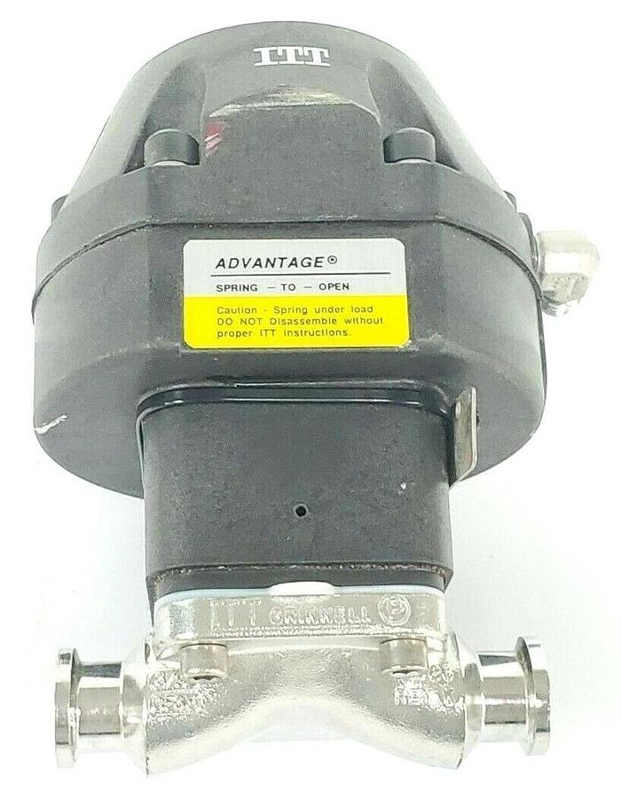 Used ITT .75-N-PN-36-A108 ADVANTAGE ACTUATOR 3/4" 90PSI W/ 1786 3/8" DIAPHRAGM VALVE