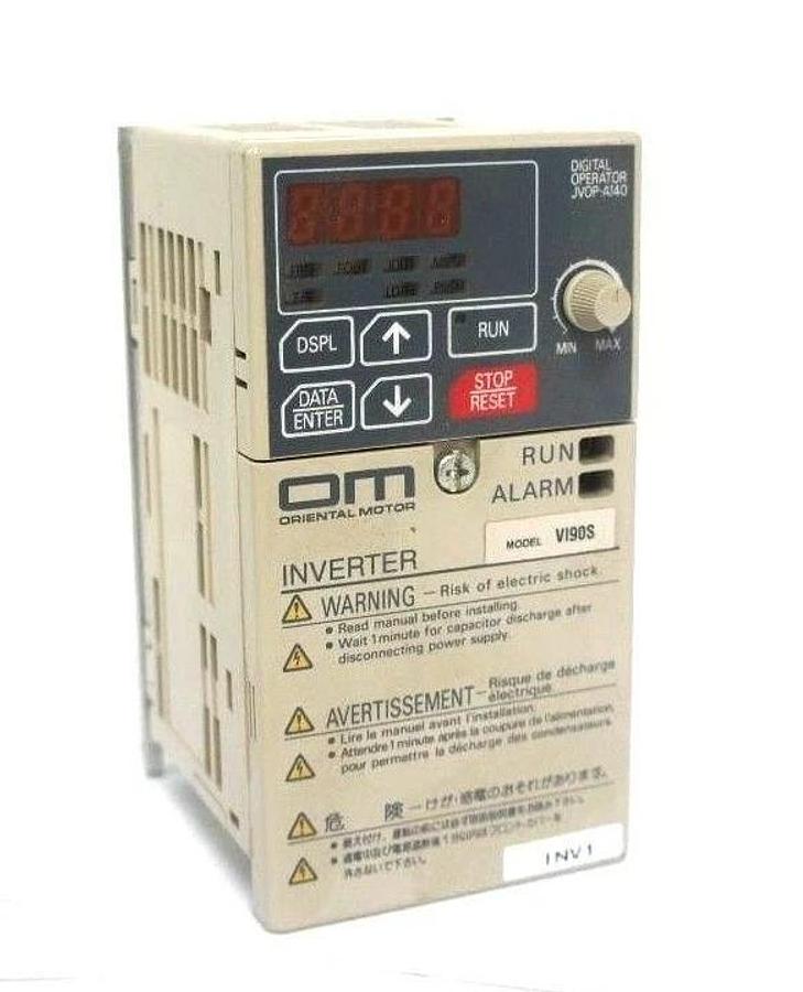 Used ORIENTAL MOTOR VIS-100 AC DRIVE 100W, MODEL VI90S VIS100
