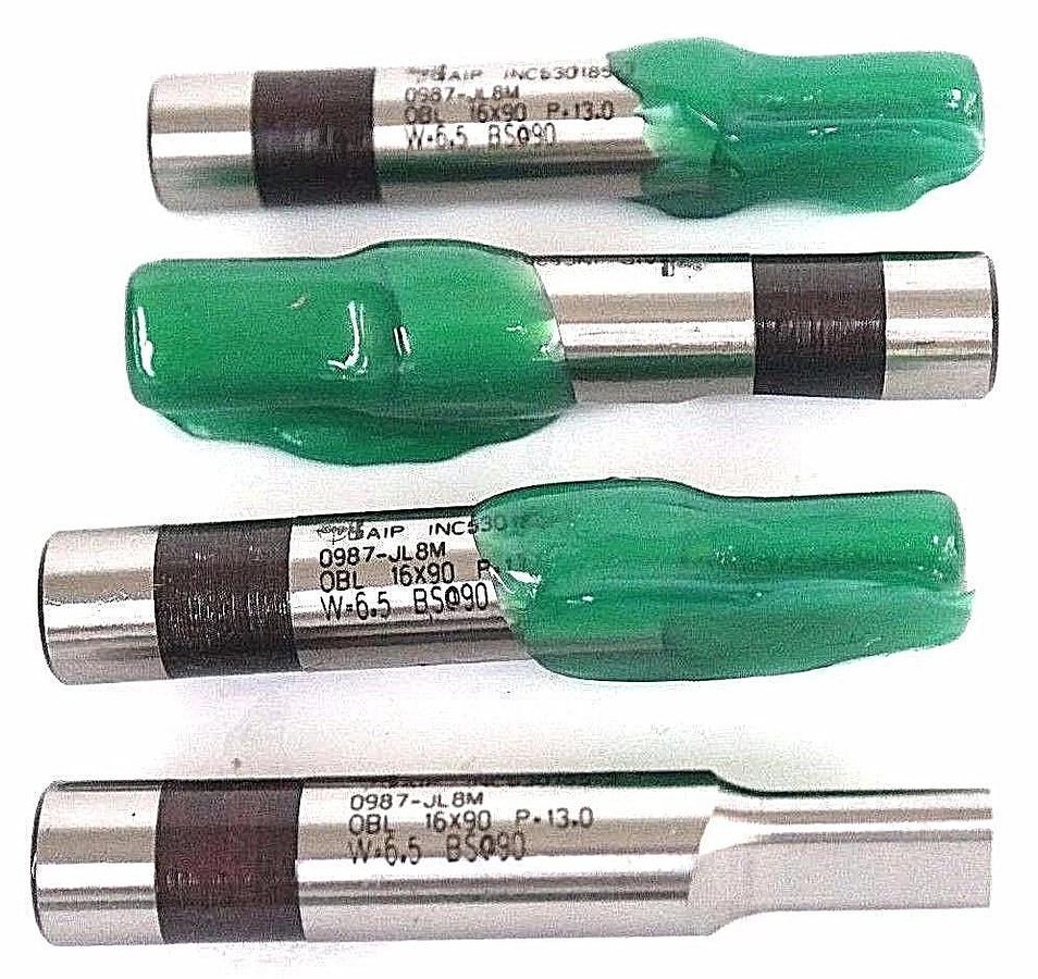 Used NIB AIP INC 530185-3 PUNCH 0987-JL8M OBL 16X90 P-13.0 W-6.5 BS@90 - LOT OF 5