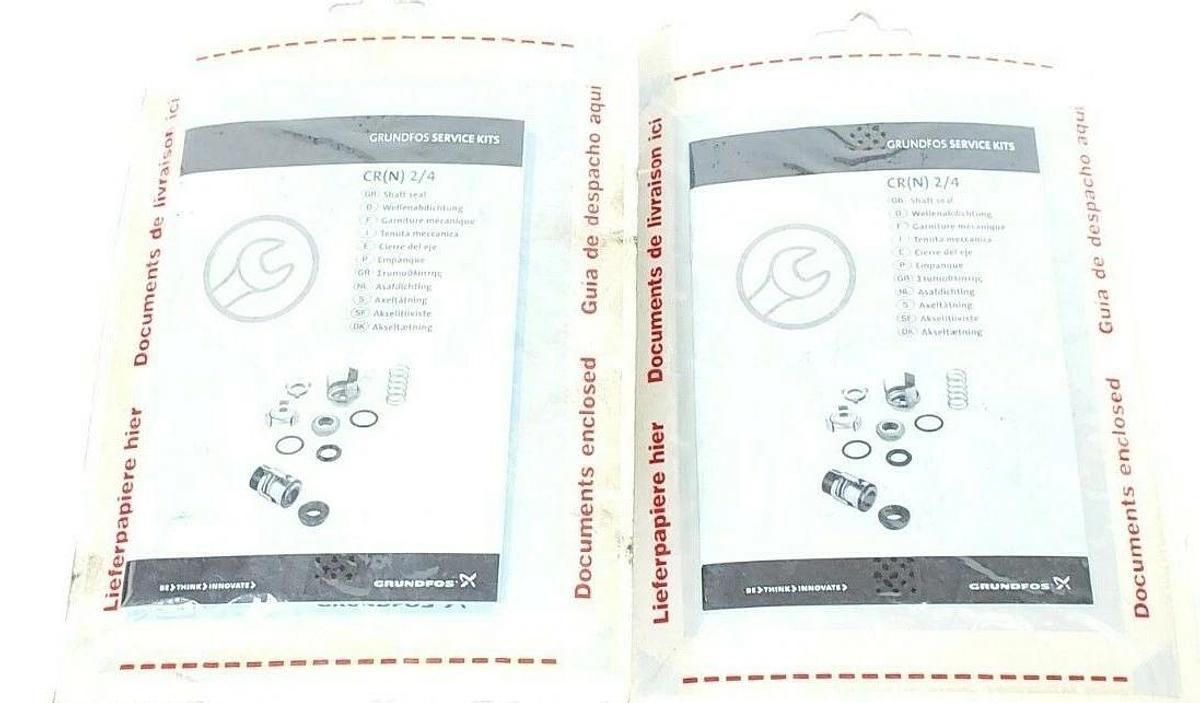 Used LOT OF 2 NEW GRUNDFOS 00985167 KIT, SH. SEAL CR CR+N2/4 AUUE/V C-D