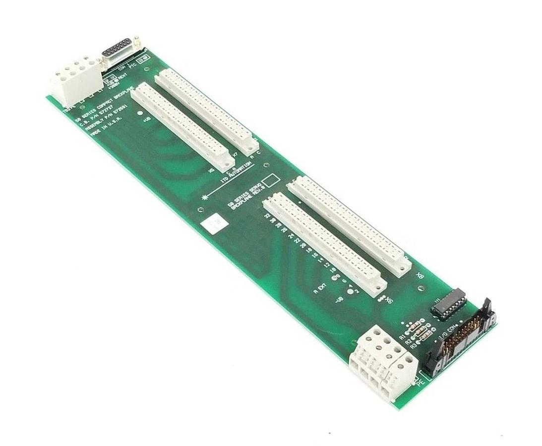 Used ITD AUTOMATION C.B. P/N: 572727 ASSEMBLY P/N: 572591, 50 SERIES SERVO BACKPLANE