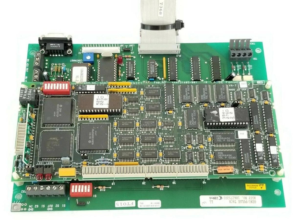 Used BOSTON FINCOR 106275201-C REV. C GENI / PULSE TACH 106261803-B 44A731604