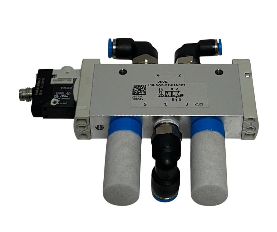 FESTO VUVG-L18-M52-MT-G14-1P3 / 574429 AIR SOLENOID VALVE 24VDC 35143-USS NSNP