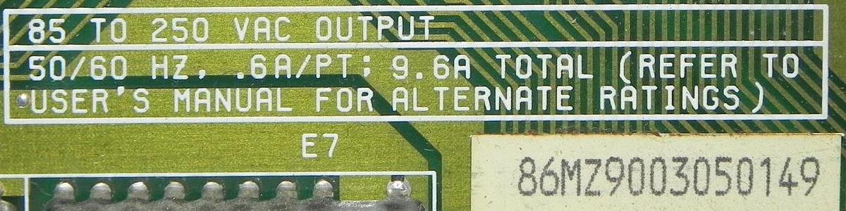 Used SIEMENS TEXAS INSTRUMENTS 505-4816 MODULE DIGITAL OUTPUT 505 16O 85-256VAC