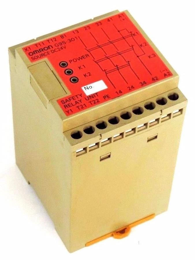 Used OMRON G9S-301 SAFETY RELAY UNIT 240VAC 50/60HZ 3A G9S301