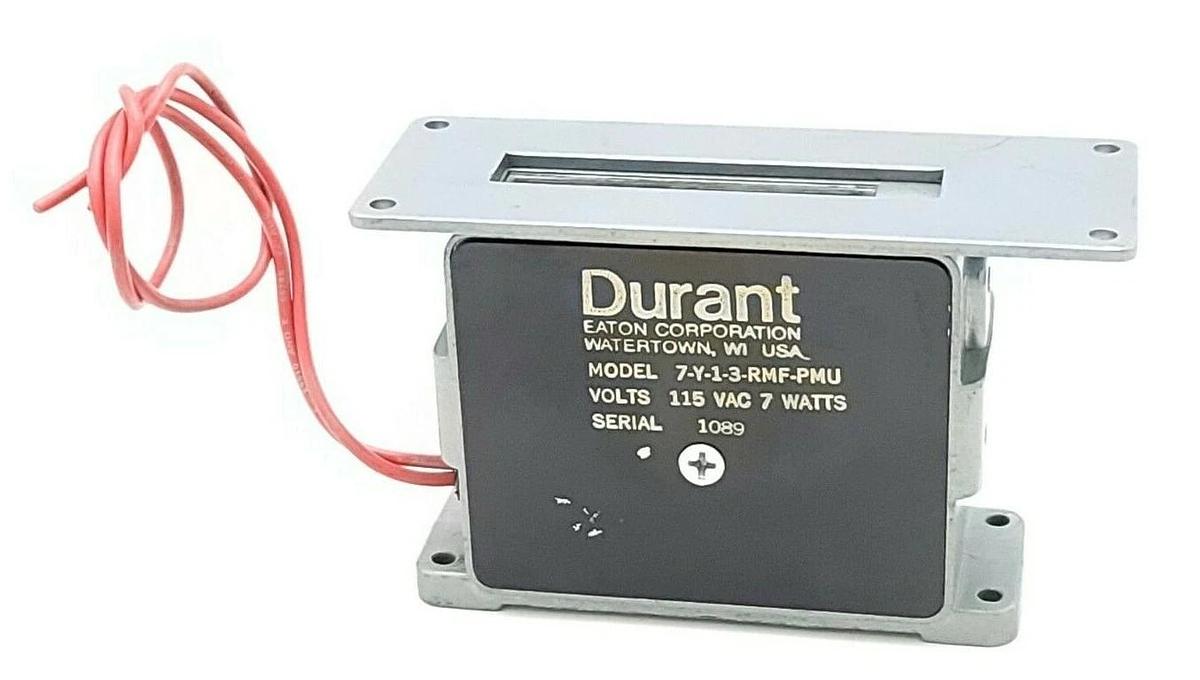 Used DURANT 7-Y-1-3-RMF-PMU COUNTER 7 DIGIT 7 W 115 V AC 50/60HZ 7Y13RMFPMU