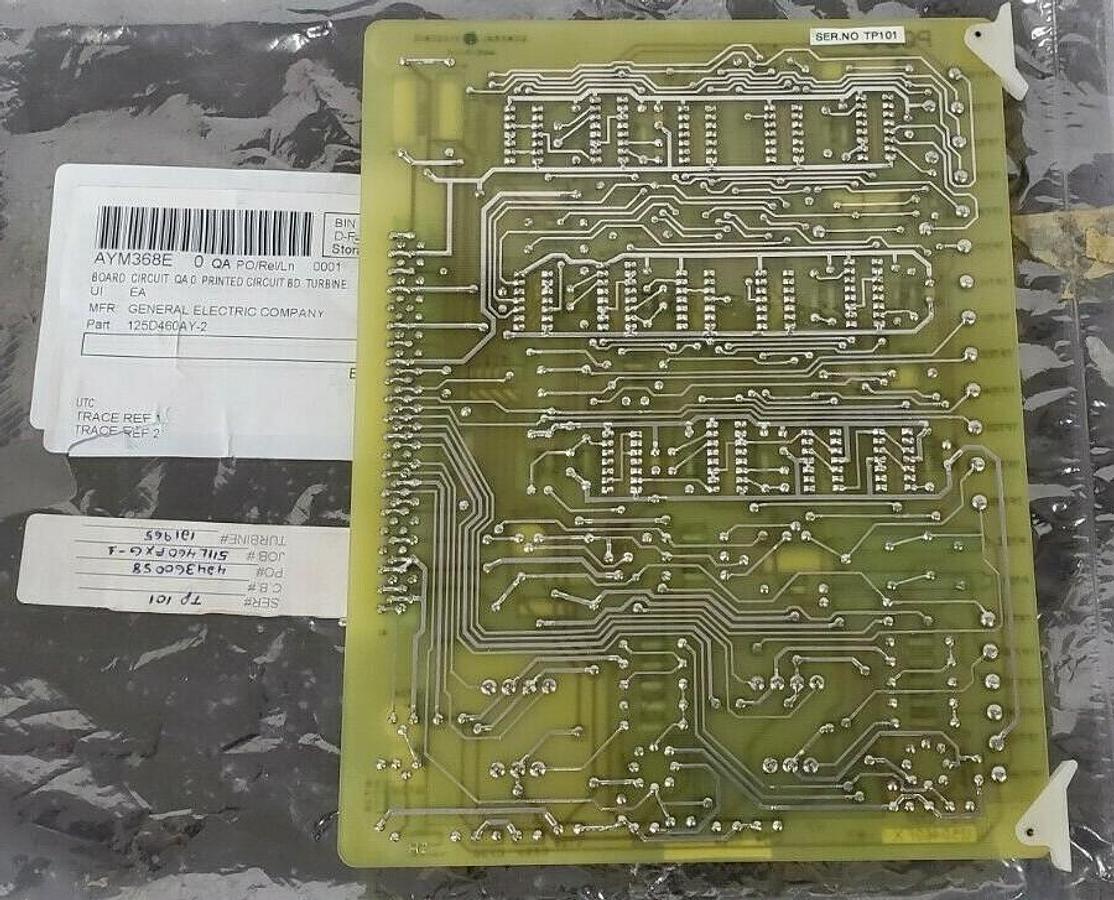 Used GENERAL ELECTRIC 125D460AY-2 TURBINE BOARD 511L460FCG-1-H3 121965 125D460FX-H3