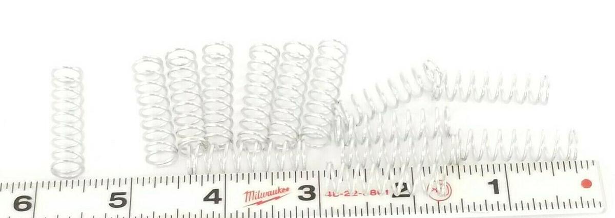 Used LOT OF 15 NEW GENERIC 8216 CLAMP-MOUNT SPRINGS 1-1/4'' IN. OAL 1/2'' IN. W