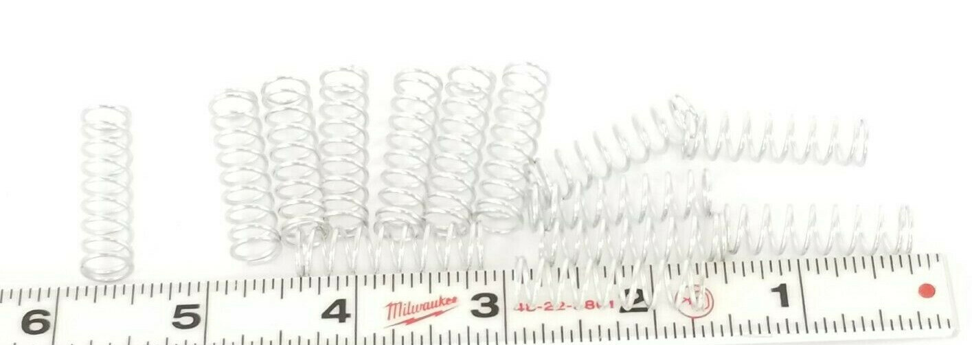 Used LOT OF 15 NEW GENERIC 8216 CLAMP-MOUNT SPRINGS 1-1/4'' IN. OAL 1/2'' IN. W