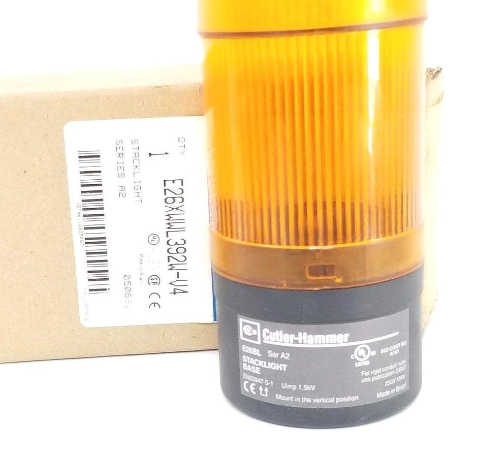 Used EATON CUTLER HAMMER E26XWWL392W-V4 STACKLIGHT SER. A2, E26XWWL392WV4