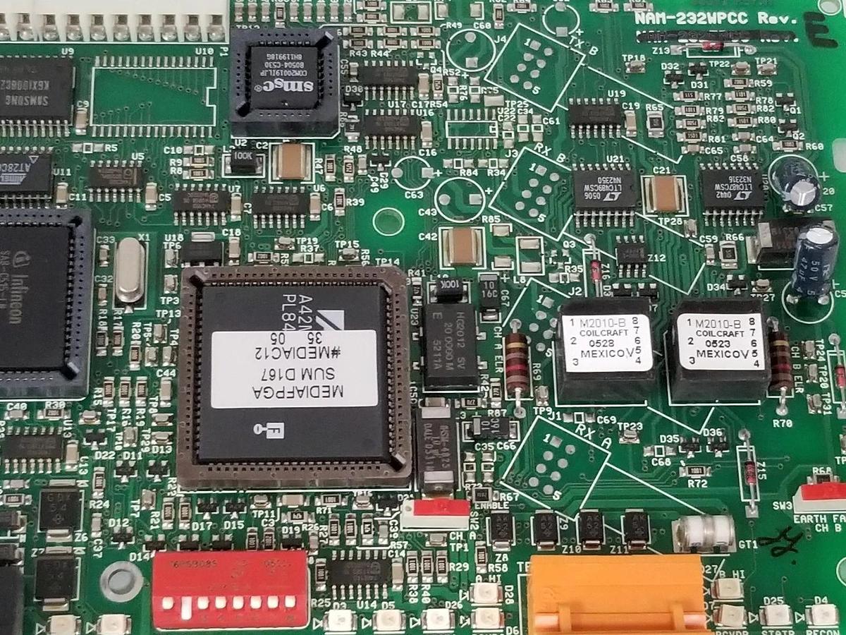 Used HONEYWELL / NOTIFIER NAM-232W NETWORK ADAPTER MODULE NAM-232WPCC , 03371