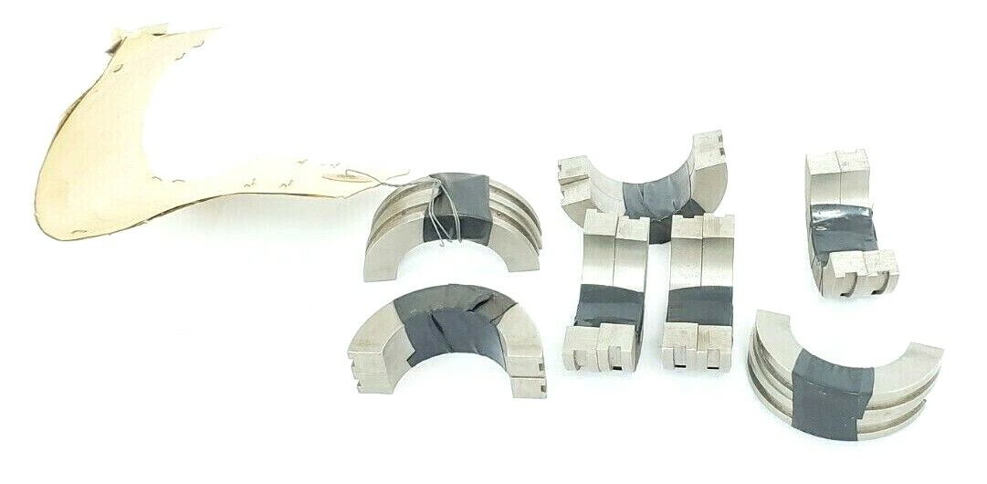 Used LOT OF 7 ZUIN INDUSTRIAL #49 SPLIT COLLARS, 1-3/8"