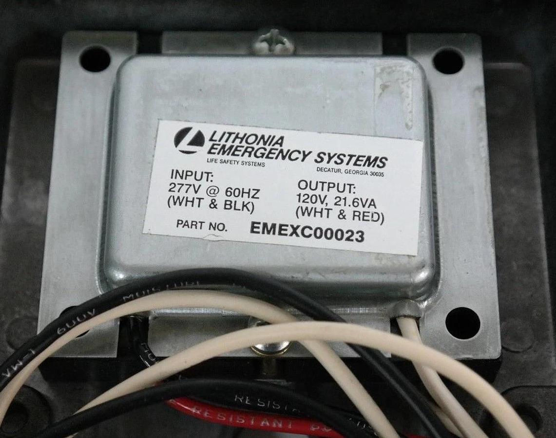 Used NEW LITHONIA EMERGENCY SYSTEMS EMEXC00023 TRANSFORMER CONVERTER W/ ENCLOSURE
