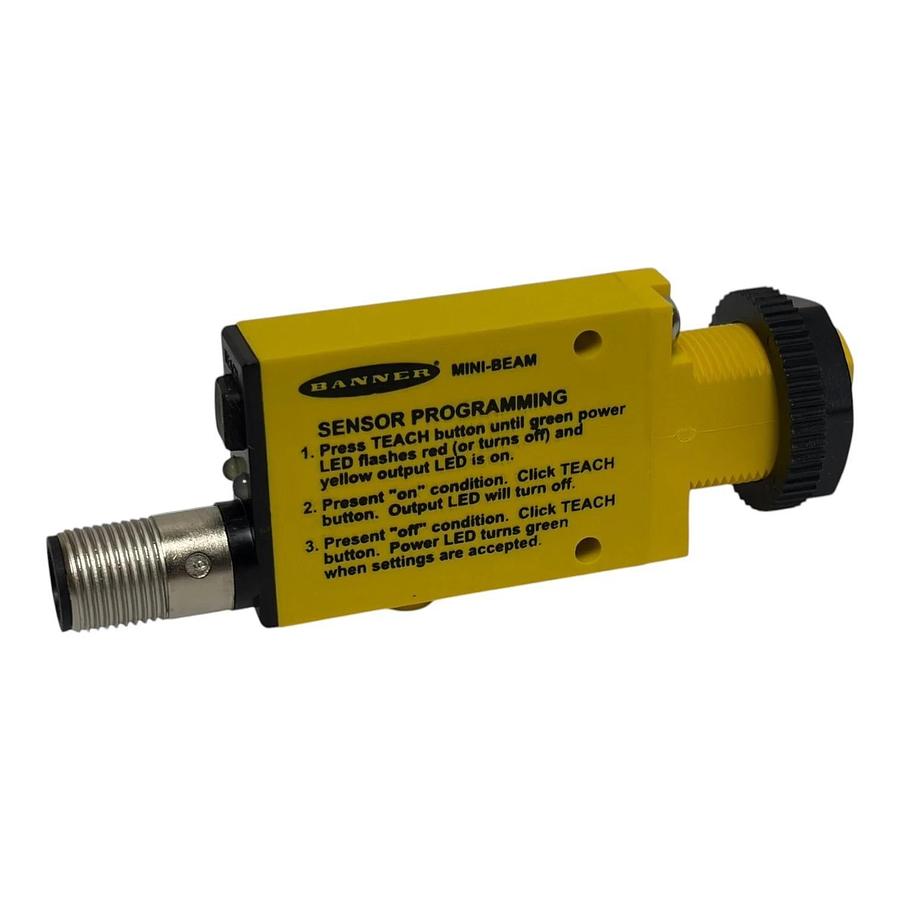 Banner Engineering SME312DQD Mini-Beam Expert Diffuse Photoelectric Sensor NSNP
