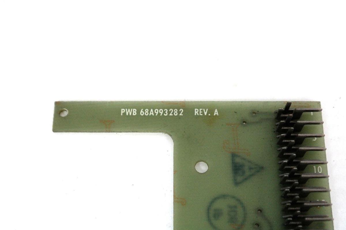 Used GENERAL ELECTRIC PWB 68A993282 CONNECTOR CARD REV A, 68A993280G1 259A7767G86L084