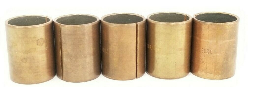 Used LOT OF 5 NEW KRONES 0-126-73-845-0 BRASS BUSHINGS 0126738450