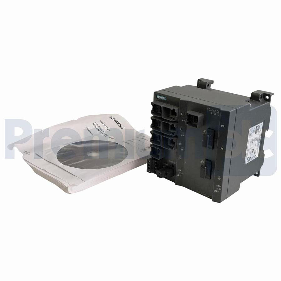 Used Siemens 6GK5308-2FL00-2AA3 SCALANCE X308-2 Managed IE Switch 10-Port 1GB MM NUPI
