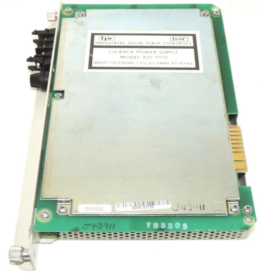 Used ISSC 621-9931 I/O RACK POWER SUPPLY 6219931 INPUT: 115/230VAC 1.25/.63 AMPS