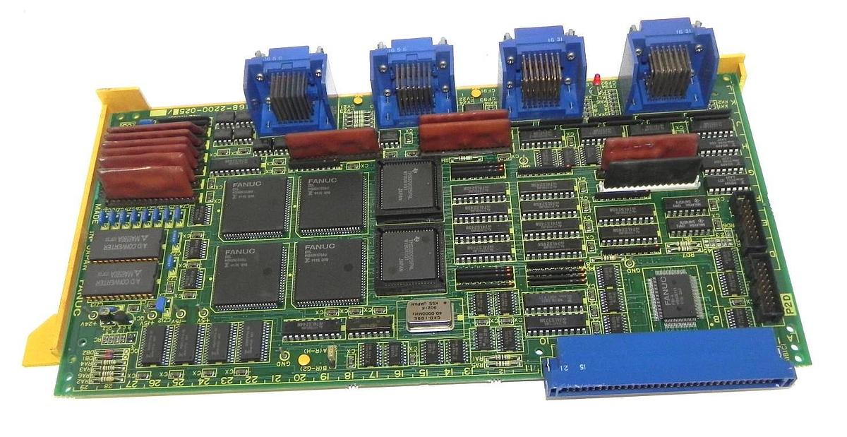 Used FANUC A16B-2200-0250/06C PC BOARD 4AXIS CONTROL A16B-2200-0250