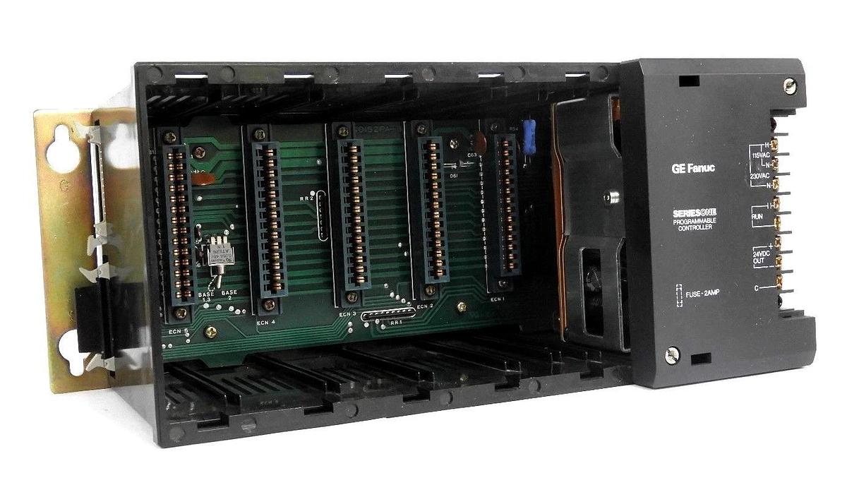 Used GE FANUC IC610CHS110A SERIES ONE PROGRAMMABLE CONTROLLER W/ INPUT & OUTPUT
