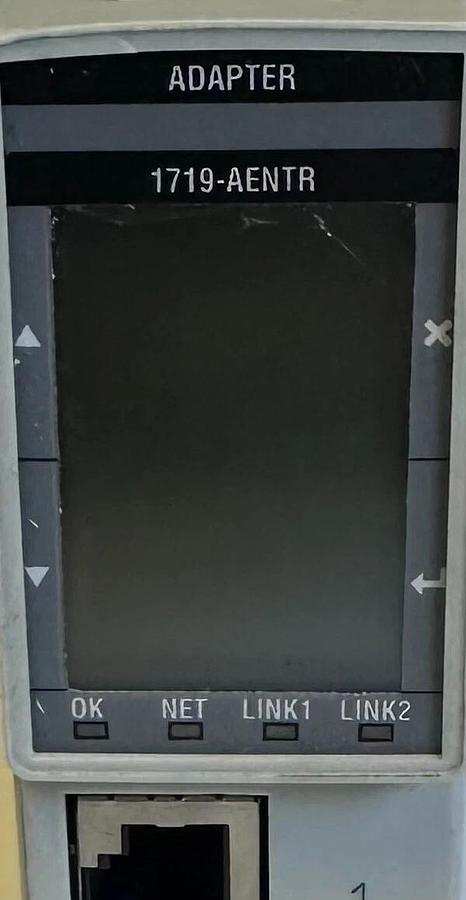 Used ALLEN BRADLEY 1719-AENTR /A EX I/O INTRINSICAL EtherNet/IP ADAPTER 1719AENTR *