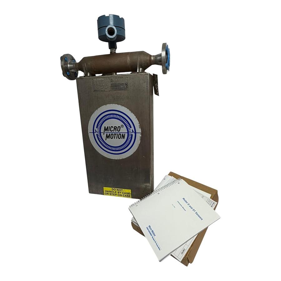 Used Micro Motion DS100S128SU Coriolis Mass Flow Sensor 1" 2250 PSI Used