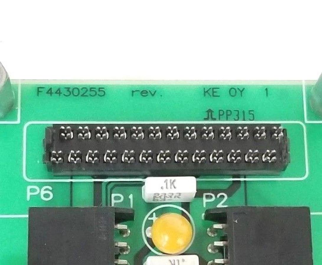 Used KAJAANI ELECTRONICS F4430255 CONNECTOR BOARD PP315 KE OY ES9343