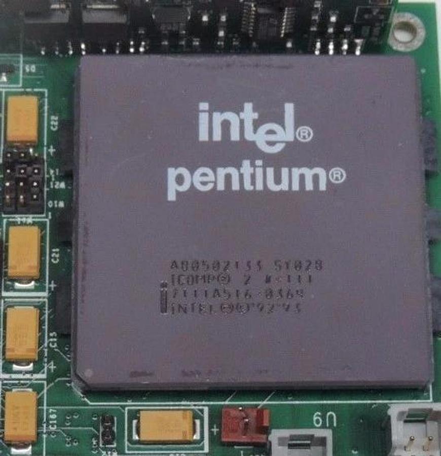 Used AMPRO SBC-2B COMPUTER BOARD SBC2B MD2202-D16 CHIP W/ PENTIUM A80502133 SY028