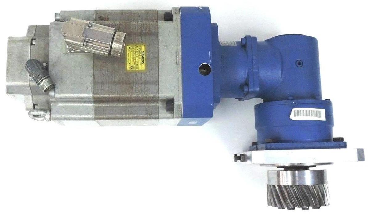 Used SIEMENS 1FK7103-5AF71-1EH0 SERVOMOTOR & ALPHA SPK 140-MX2-5-4X1-000 GEAR REDUCER