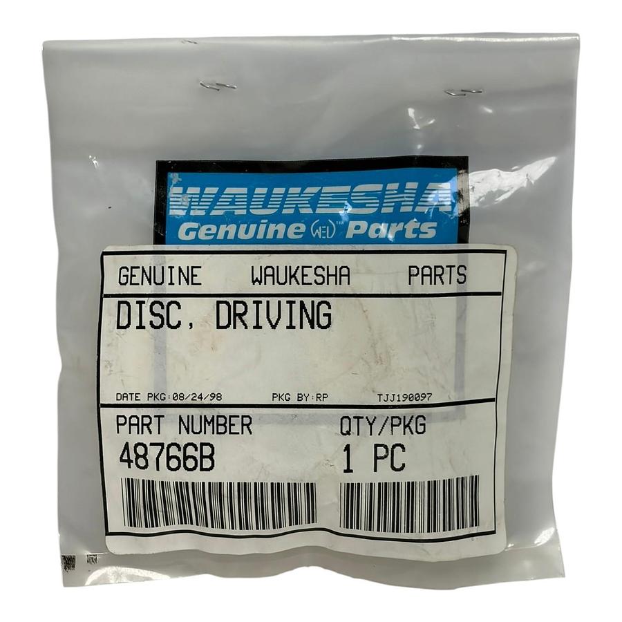 Used Waukesha Genuine Parts 48766B Driving Disc D2862B Engine Component New Sealed