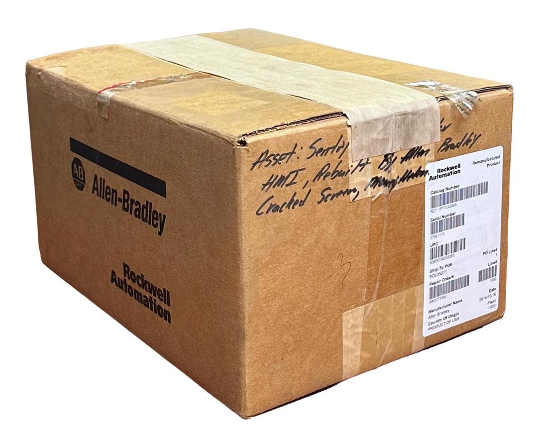 Used ALLEN BRADLEY 2711P-T7C4D8 /A PanelView Plus 700 TOUCH/COLOR DC EtherNet REMAN