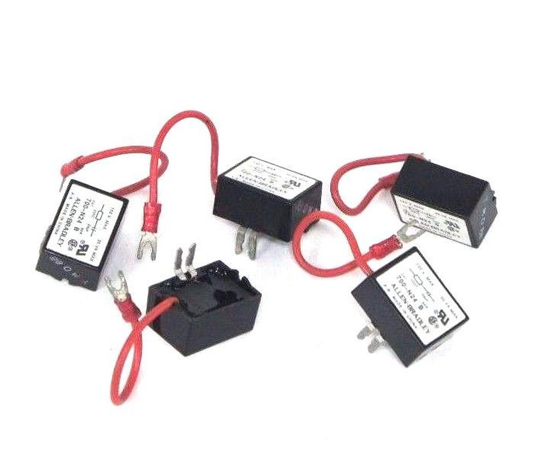 Used LOT OF 5 ALLEN BRADLEY 700-N24 SURGE SUPPRESSORS SER B, 700N24