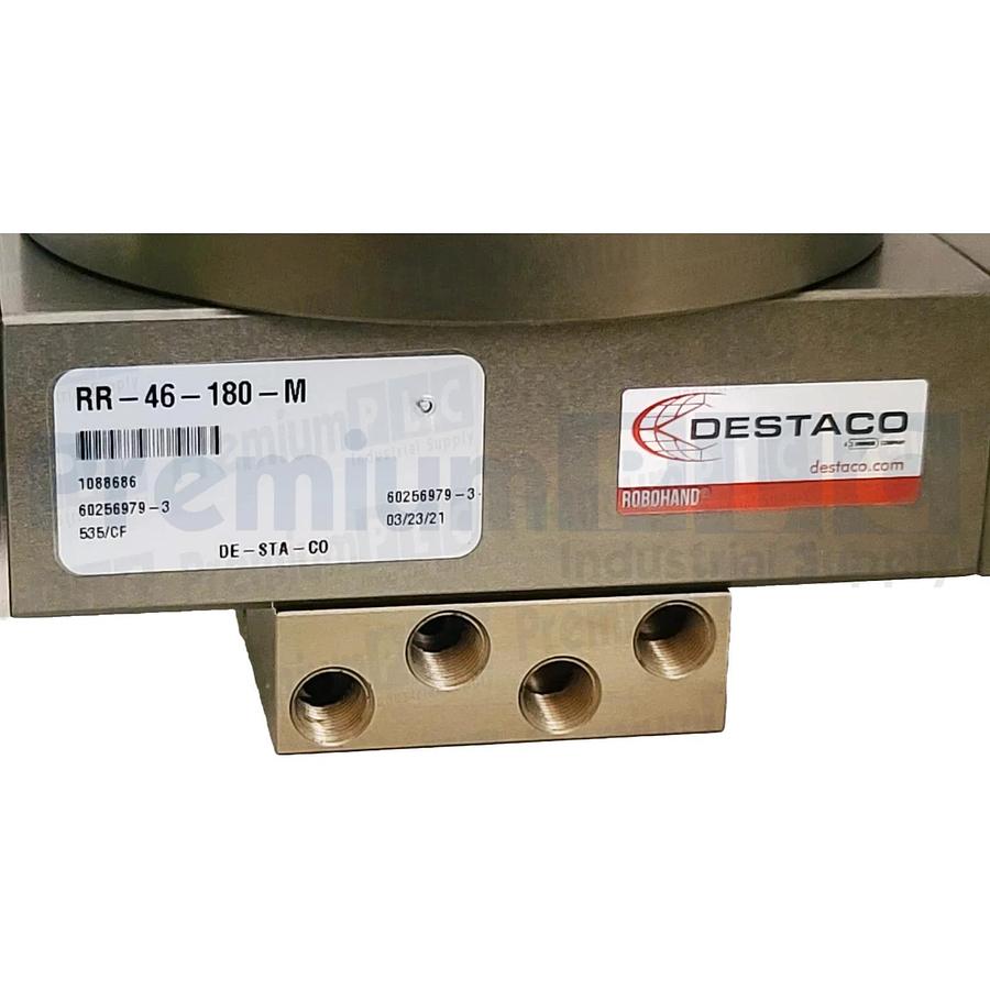 NEW DESTACO ROBOHAND RR-46-180-M MEDIUM DUTY FLANGE OUTPUT ROTARY ACTUATOR NSNP