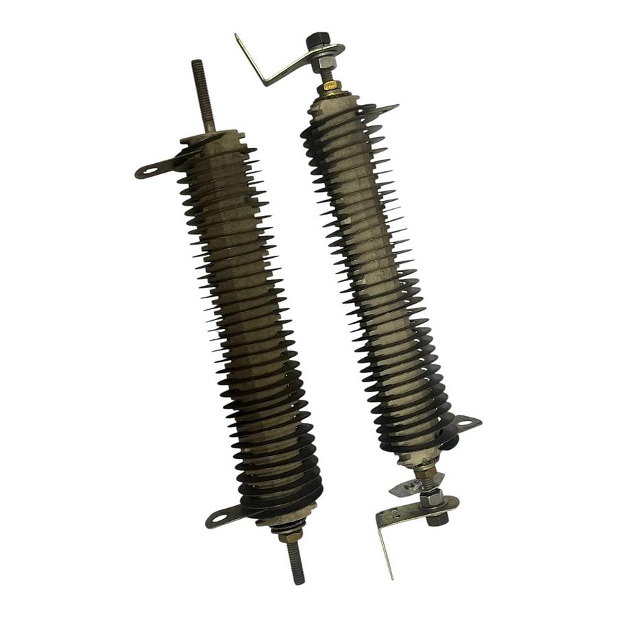 Used LOT OF 2 GE IC9033 C3B67 Power Resistors 0.67 Ohm Wirewound Industrial
