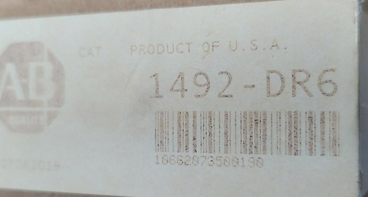 Used BOX OF 1 NEW ALLEN BRADLEY 1492-DR6 DIN RAILS SER. A 1 METER LONG