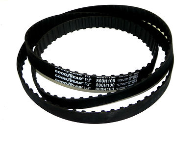 Used NEW GOODYEAR 800H100 TIMING BELT POWERGRIP 80X1INCH 1/2INCH PITCH