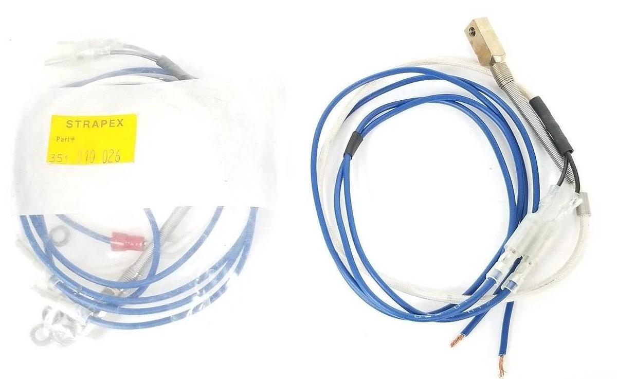 Used LOT OF 2 STRAPEX 351-010-026 THERMOCOUPLE KITS 6220000003, 351010026
