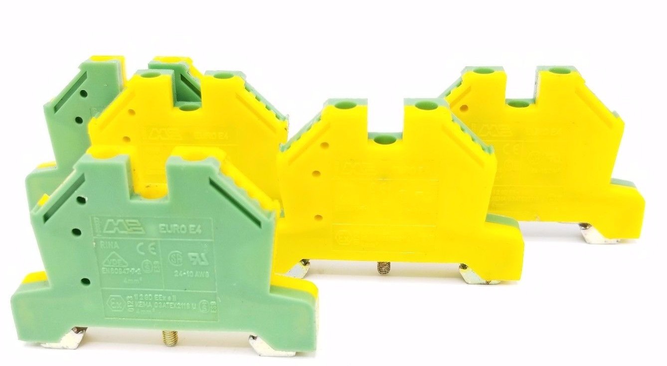 Used LOT OF 5 MORSETTITALIA EURO E4 TERMINAL BLOCKS