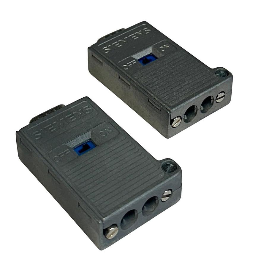 Used 2 SIEMENS 6GK1500-0EA02 / 6GK15000EA02 PROFIBUS BUS CONNECTORS NSMP