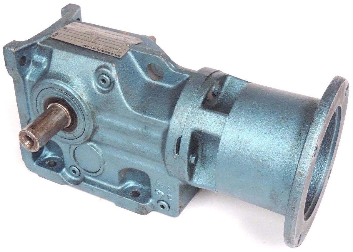 Used SEW EURODRIVE TYPE: K37LP56 WORM GEAR REDUCER, RATIO 13.08 TORQUE: 1460