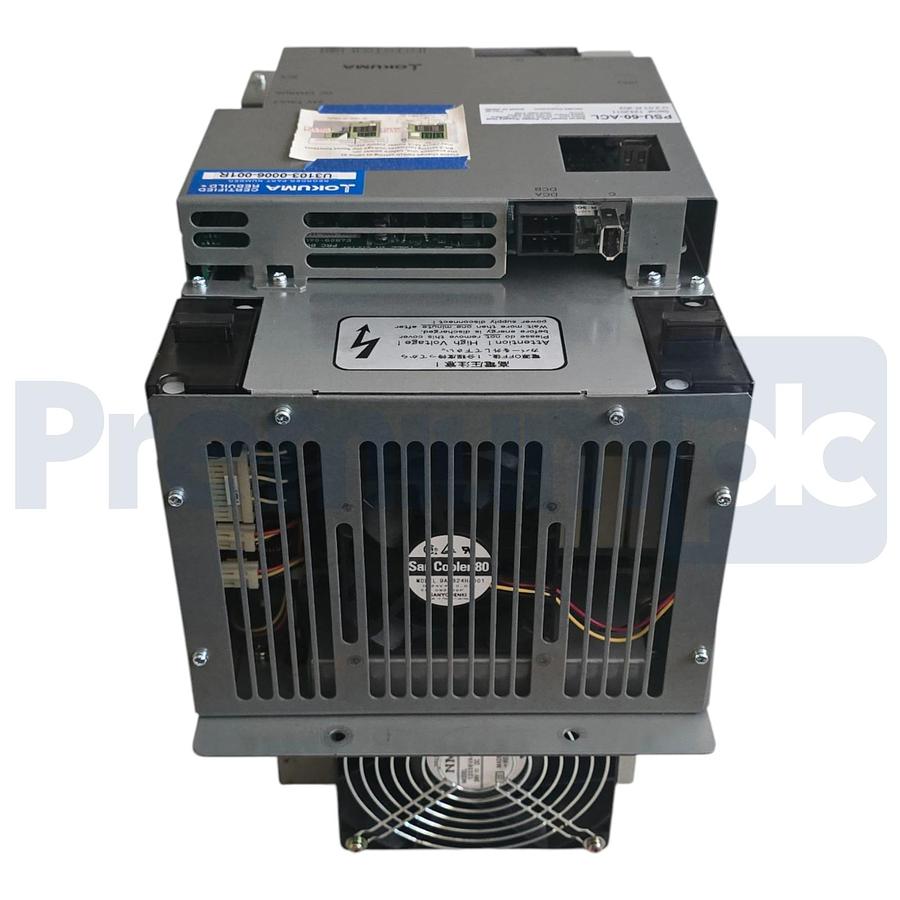 Used Okuma PSU-60-ACL U:2.01 R:303 DC Servo Power Supply Unit 60kW U3103-0006-001R