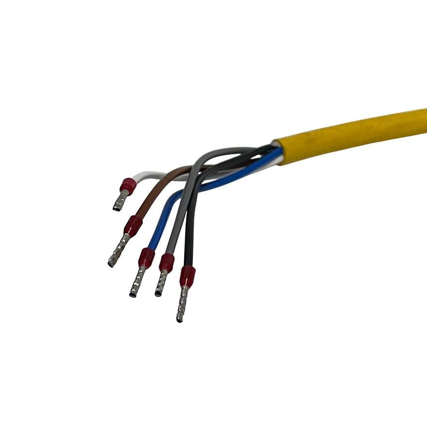 Used MURR ELEKTRONIK 7700-P4221-U0D0500 / 7700P4221U0D0500 POWER CABLE ASSEMBLY NSNP