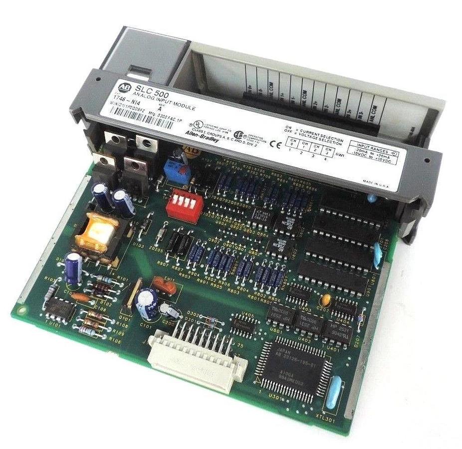 Used ALLEN BRADLEY 1746-NI4 ANALOG INPUT MODULE 1746NI4 SER. A