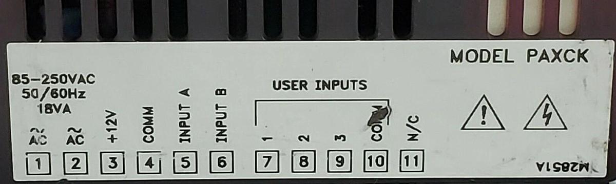 Used RED LION PAXCK TIMER/REAL TIME CLOCK PANEL METER PAXCK000
