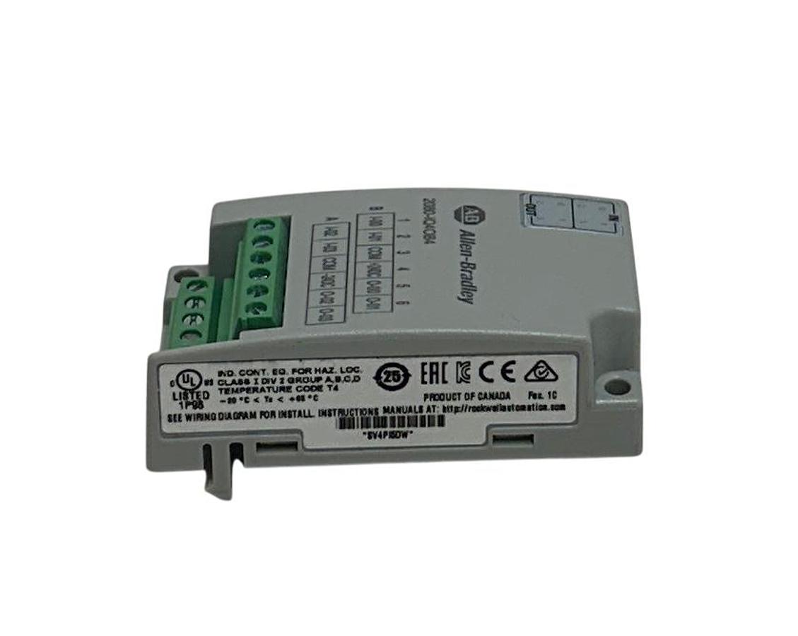 Used Allen Bradley 2080-IQ4/OB4 /A Micro800 Digital I/O Combo Module 2080-IQ4OB4 NSNP